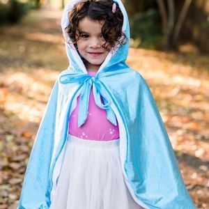 Blue Girls Christmas Cloak